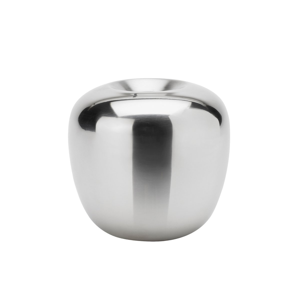 Stelton Ora ljusstake rostfritt stål Stor | Skandinavisk Design | Ljusstakar | Silverfärgad