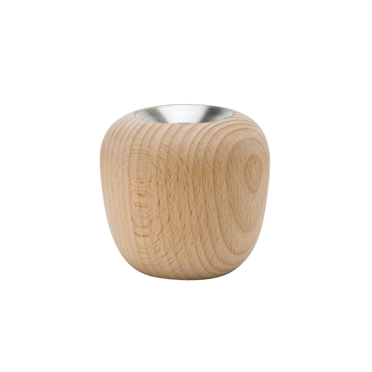 Stelton Ora ljusstake trä Liten | Skandinavisk Design | Ljusstakar | Brun