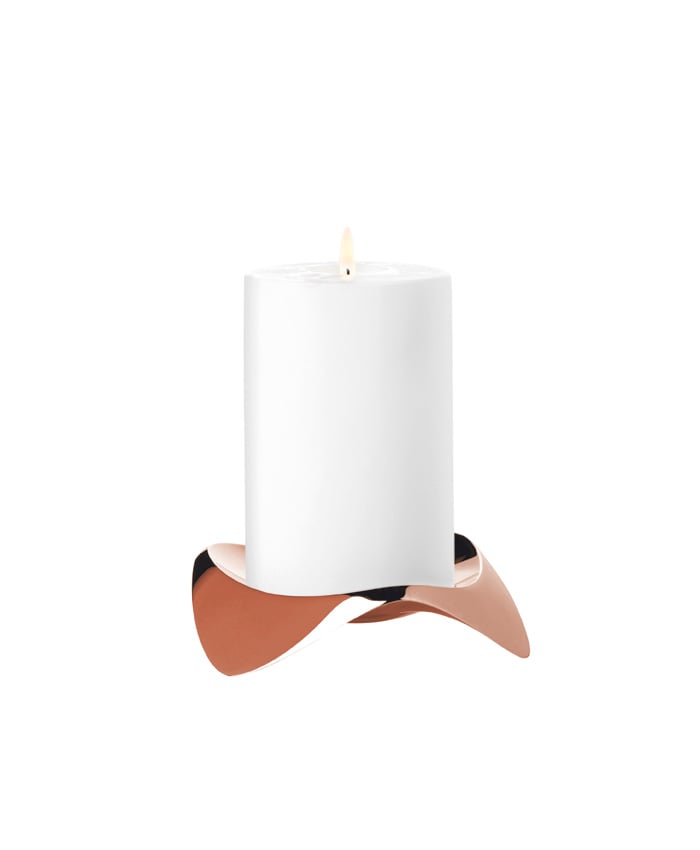 Stelton Papilio Uno ljushållare Copper | Skandinavisk Design | Ljusstakar | Silverfärgad