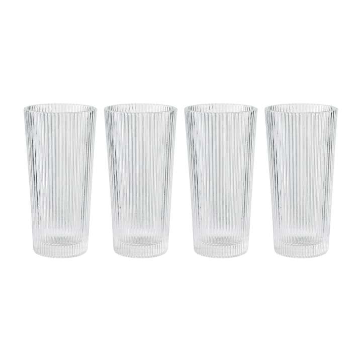 Pilastro long drink glas 30 cl 4-pack - Clear - Stelton