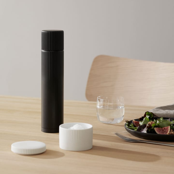 Pleat pepparkvarn, Svart Stelton