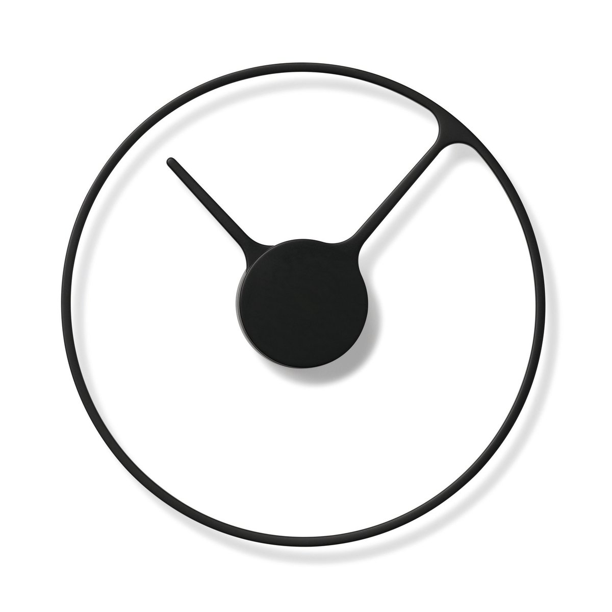 Stelton Time väggklocka Ø 30 cm svart | Skandinavisk Design | Väggklockor | Svart