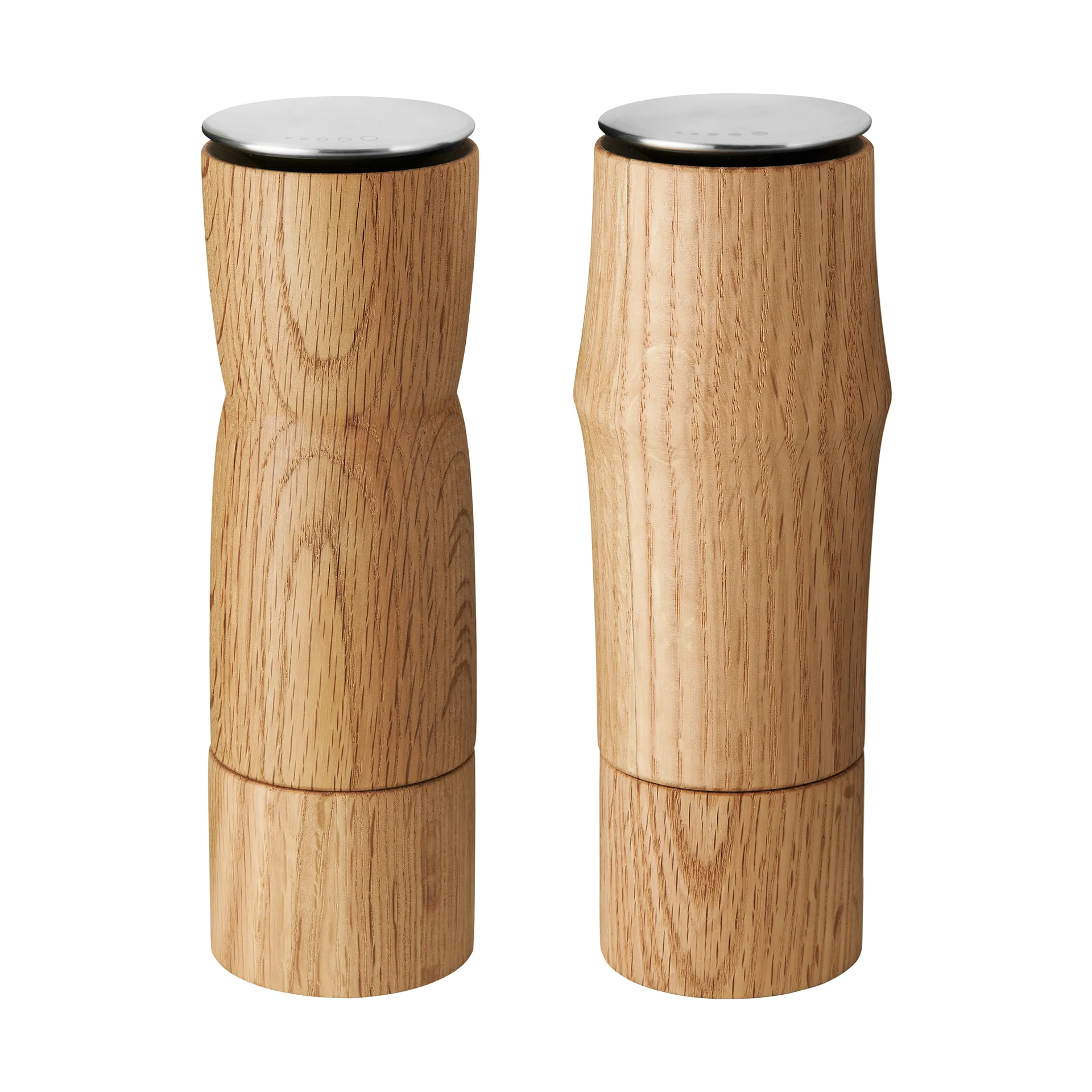Storm salt- och pepparkvarn set, Oak Stelton