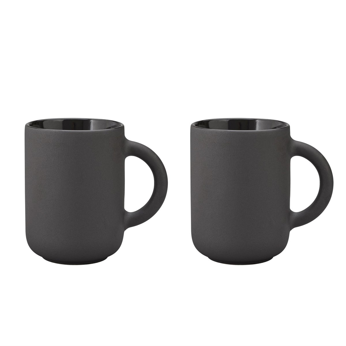 Stelton Theo mugg 2-pack 35 cl | Skandinavisk Design | Kaffekoppar | Svart