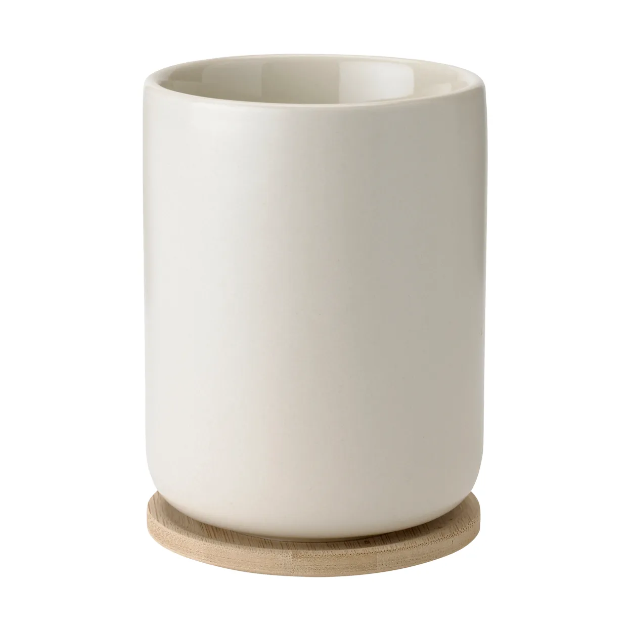 Stelton Theo termosmugg med underlägg 25 cl Sand | Skandinavisk Design | Termosmuggar | Beige