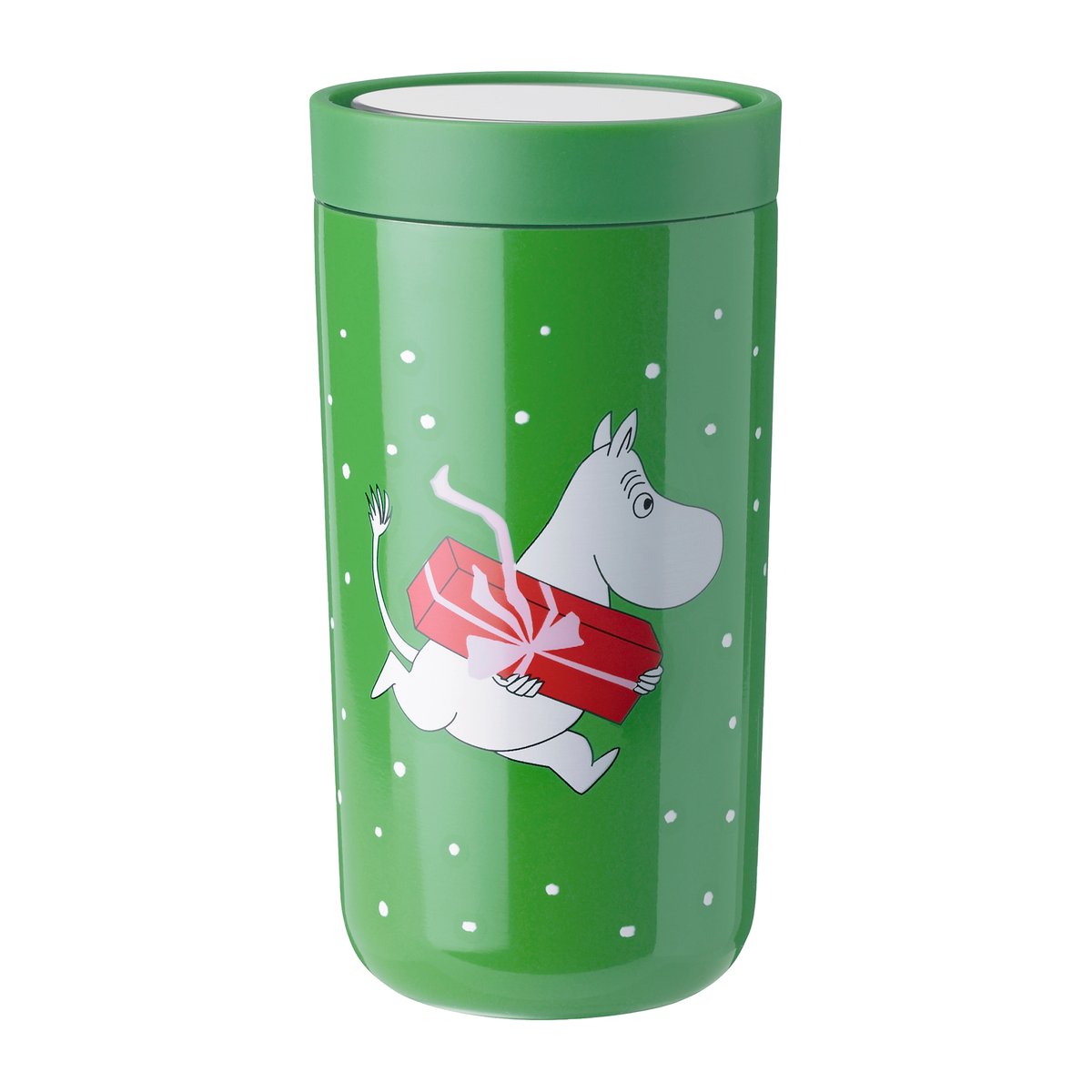 Stelton To Go Click Mumin termosmugg 0,2 l Green | Skandinavisk Design | Termosmuggar | Grön