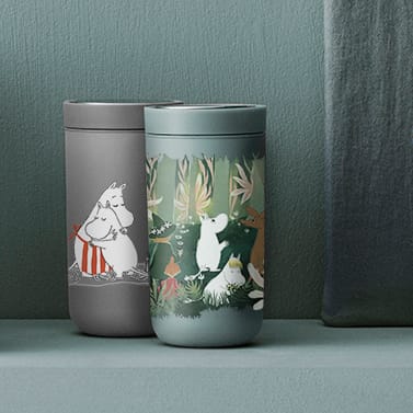 To Go Click Mumin termosmugg 0,2 l, Soft light grey Stelton