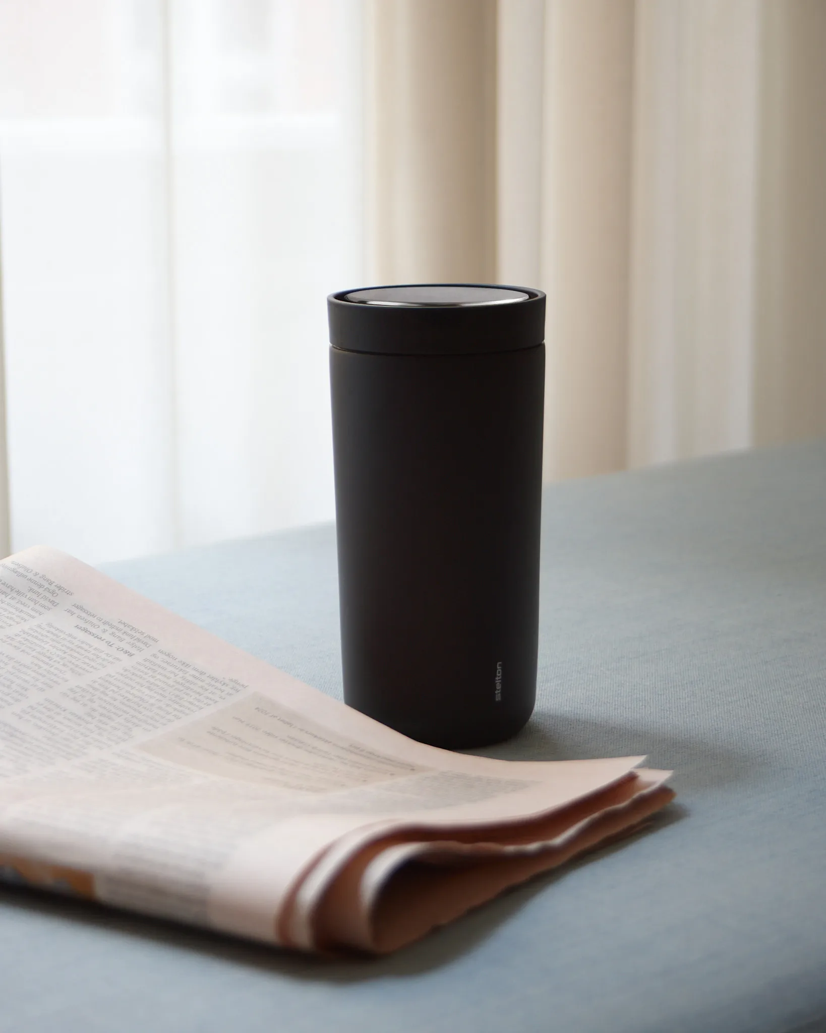 To Go Click termosmugg 0,2 l, Soft black Stelton