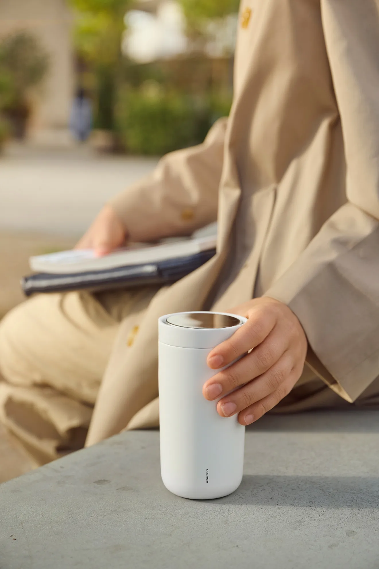 To Go Click termosmugg 0,2 l, Soft chalk Stelton