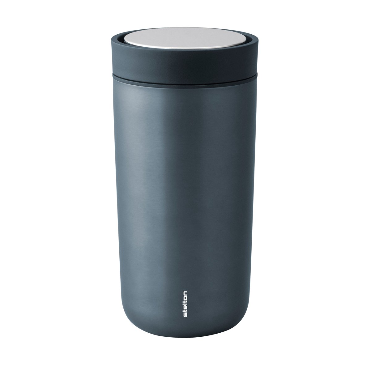Stelton To Go Click termosmugg 0,4 l Blue metallic | Skandinavisk Design | Termosmuggar | Blå