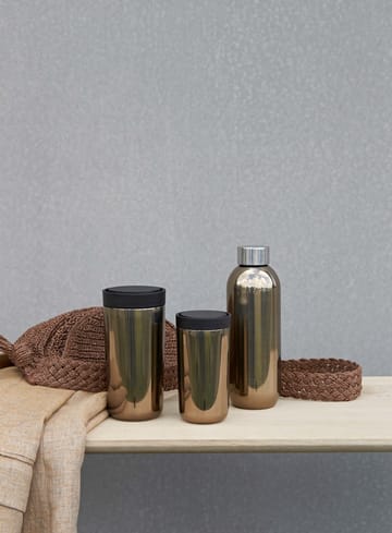 To Go Click termosmugg 0,4 l - Dark gold - Stelton