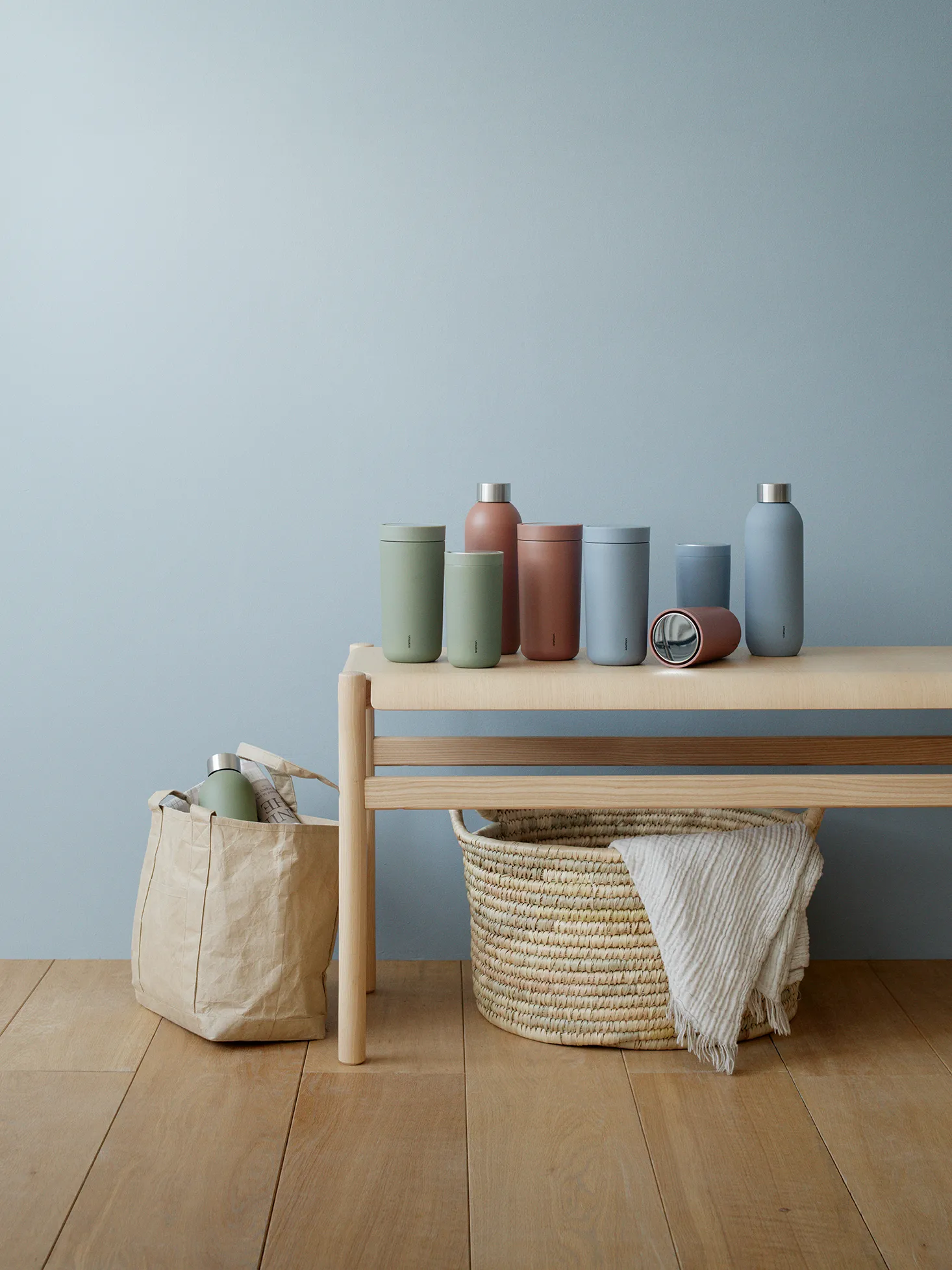 To Go Click termosmugg 0,4 l, Soft army Stelton