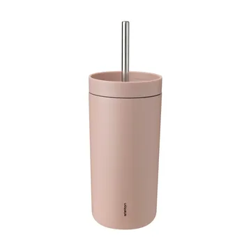 To Go Sip termosmugg med sugrör 0,4 L - Heather - Stelton
