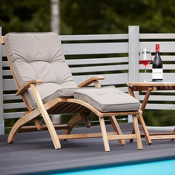 Lobby/SAL däckstolsdyna - Grön med knappar - Stockamöllan