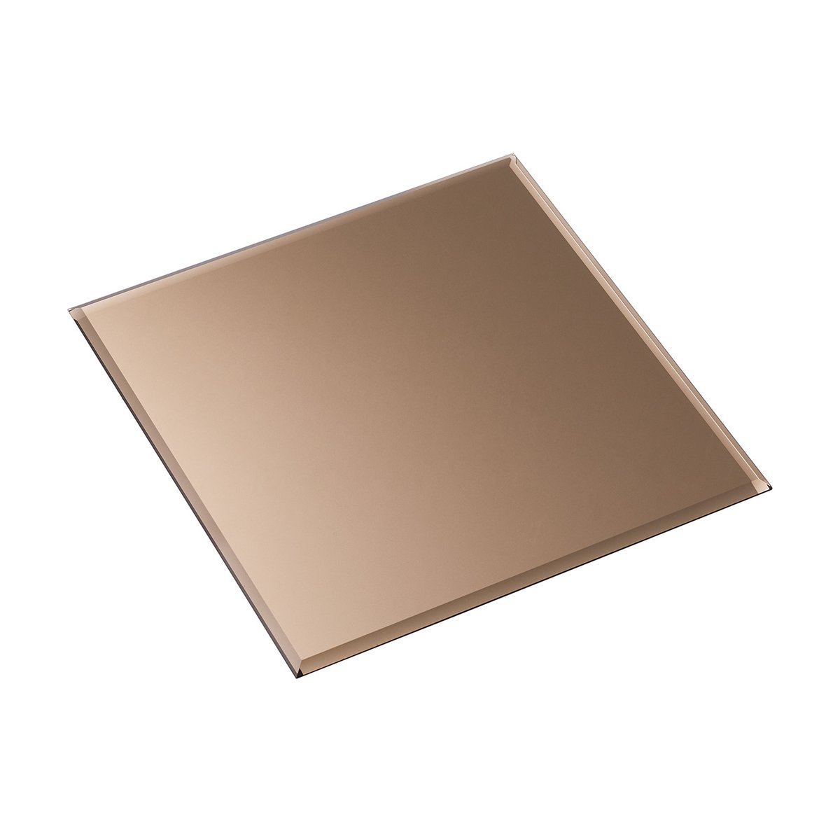 STOFF Nagel glasplatta square brown | Skandinavisk Design | Dekorationsdetaljer | Brun