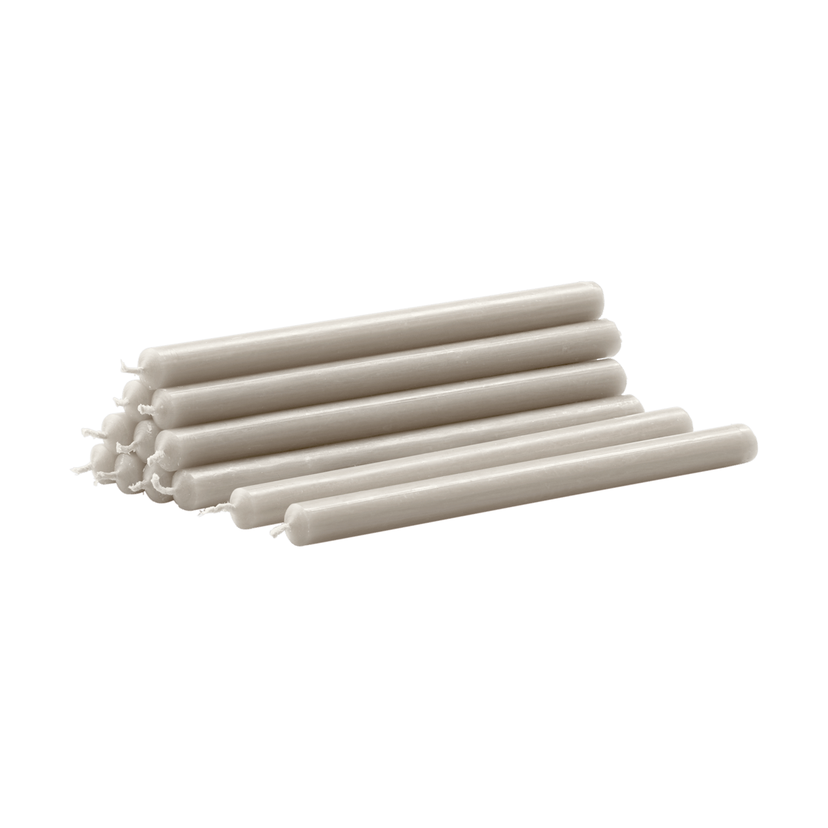 STOFF Nagel ljus 12-pack Linen grey | Skandinavisk Design | Ljus | Grå