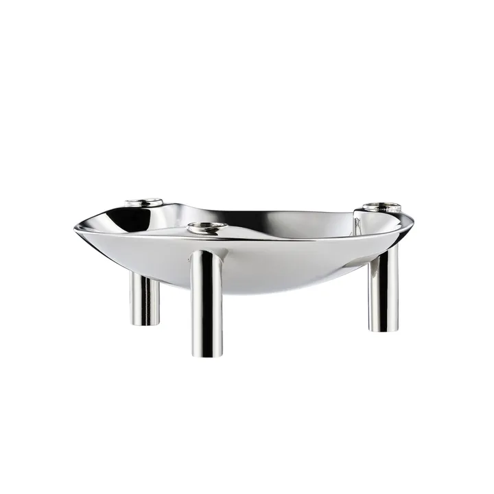 Nagel skål - Krom, Ø13,8x5,6 cm - STOFF Nagel