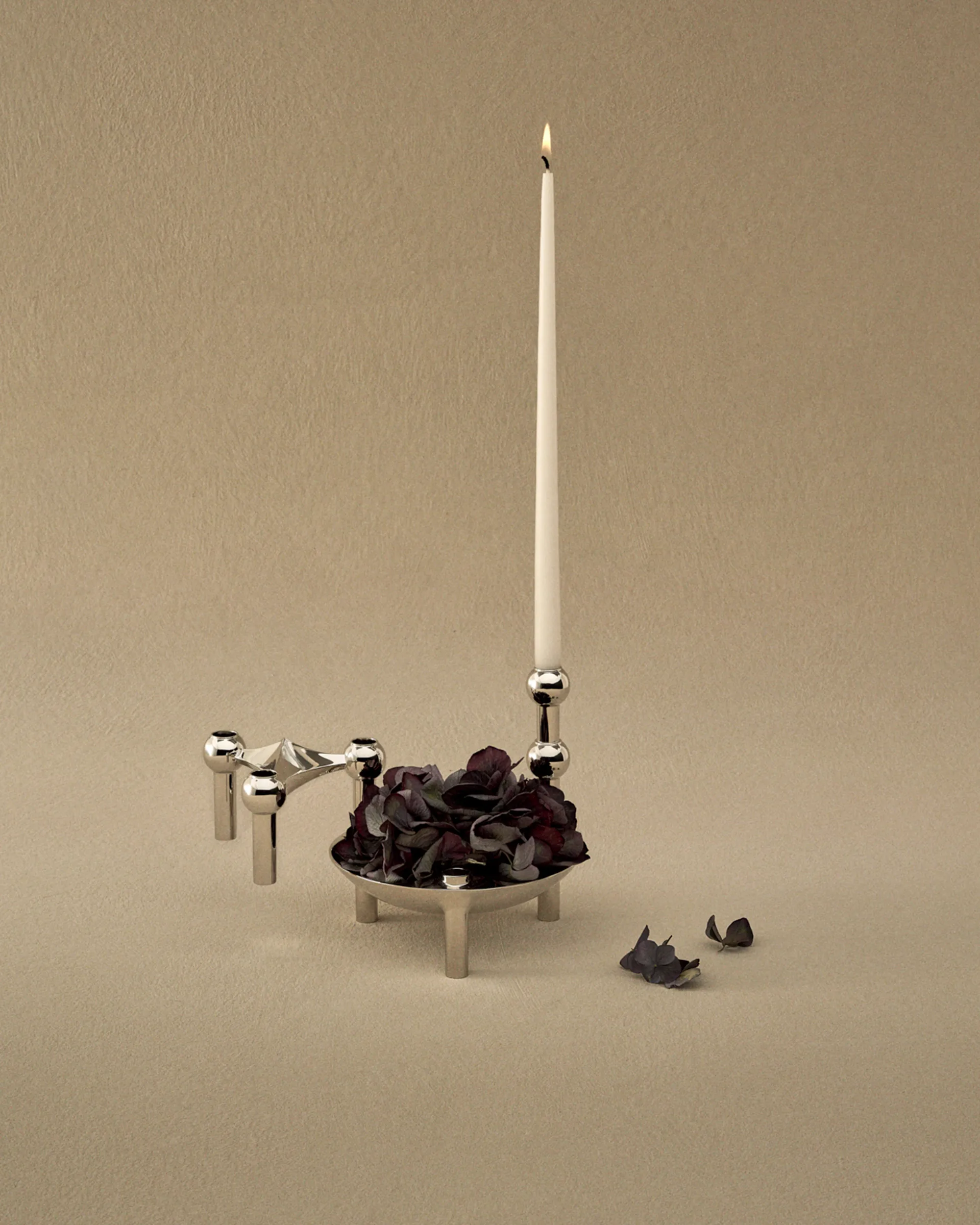 Nagel skål, Krom, Ø13,8x5,6 cm STOFF Nagel