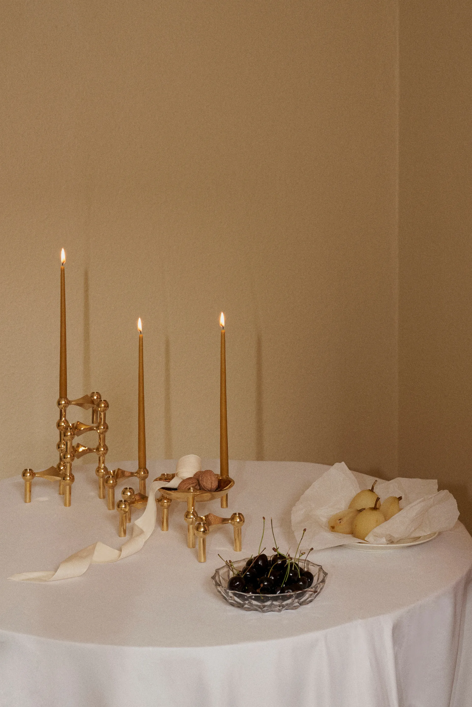 STOFF Nagel antikljus by ester & erik 6-pack, Amber STOFF Nagel