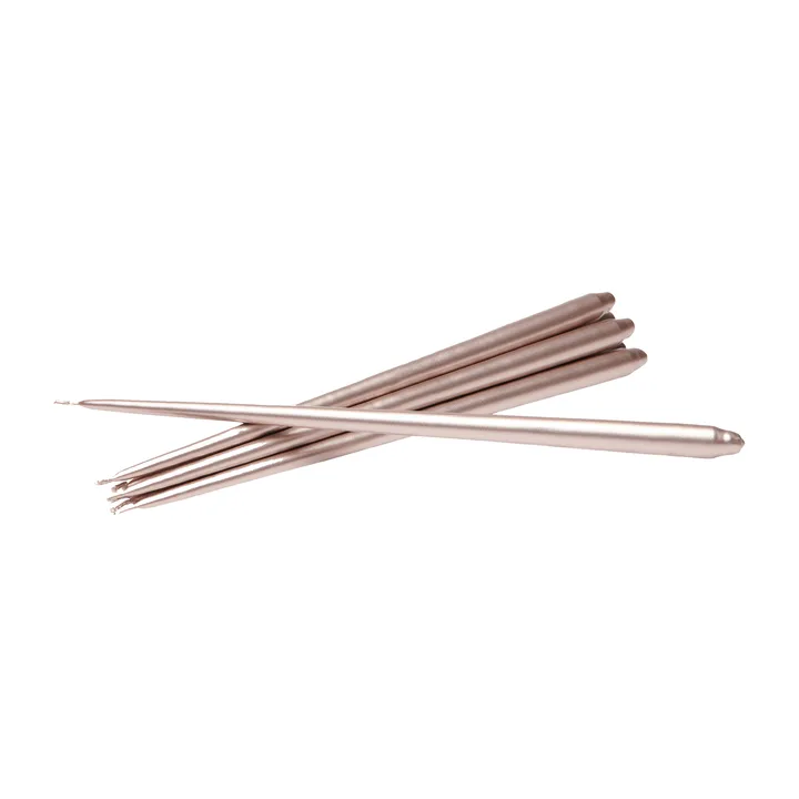 STOFF Nagel antikljus by ester & erik 6-pack - Champagne - STOFF Nagel