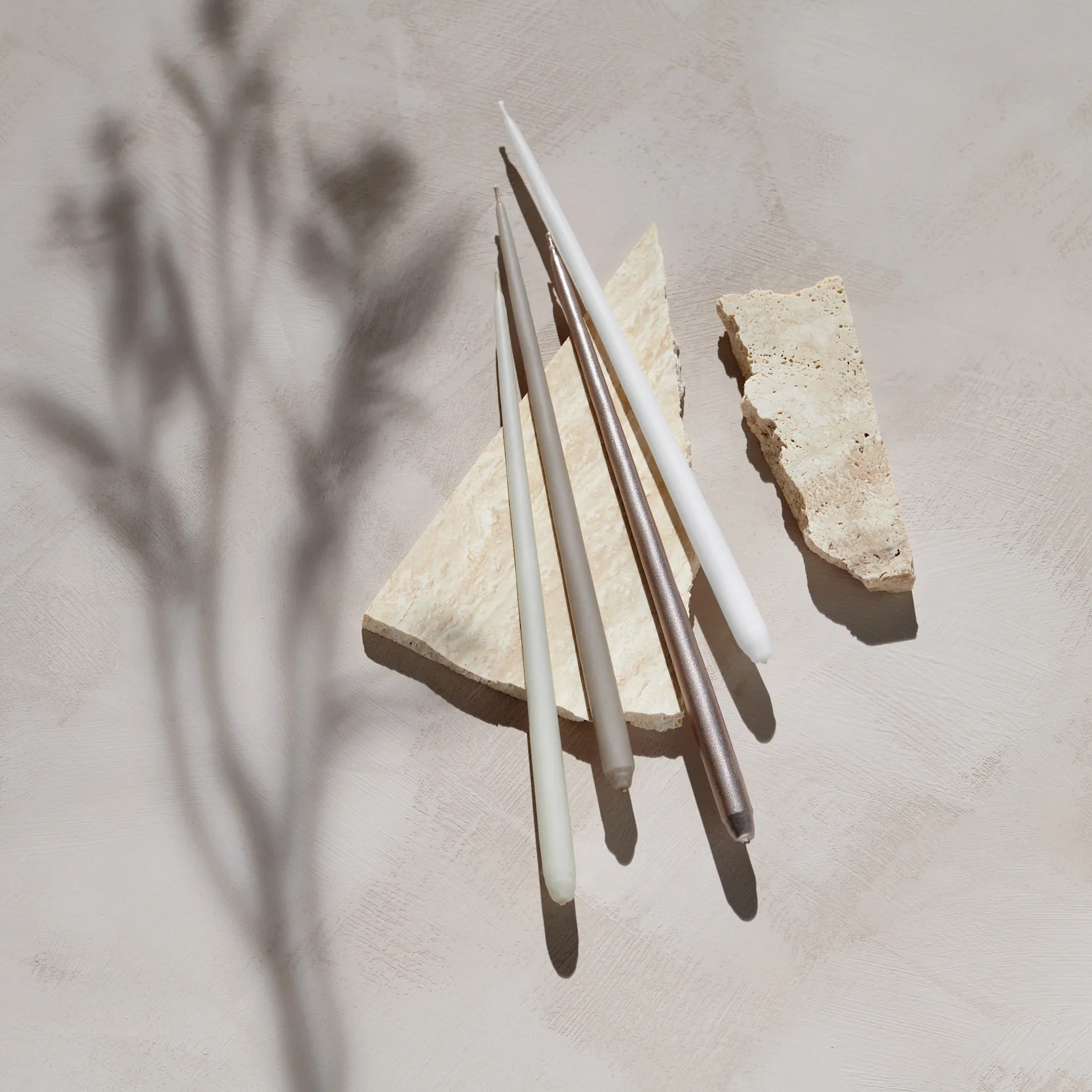 STOFF Nagel antikljus by ester & erik 6-pack, Champagne STOFF Nagel