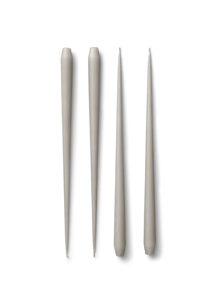 STOFF Nagel antikljus by ester & erik large 4-pack - Sand - STOFF Nagel