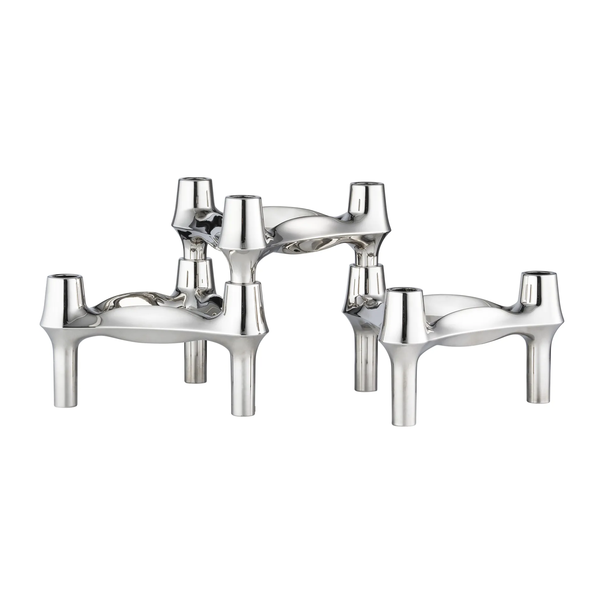STOFF Nagel BMF ljusstake 3-pack, Krom STOFF Nagel