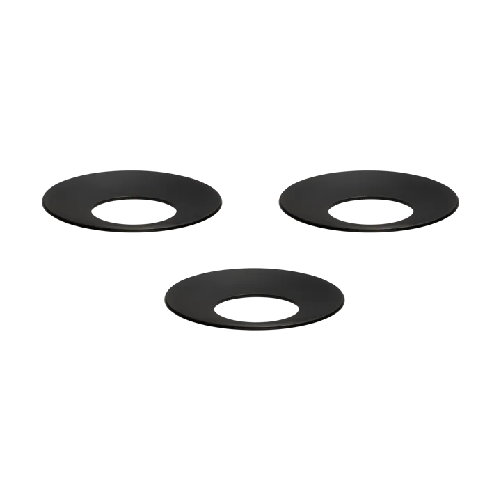 STOFF Nagel ljusmanschett 3-pack - Svart - STOFF Nagel