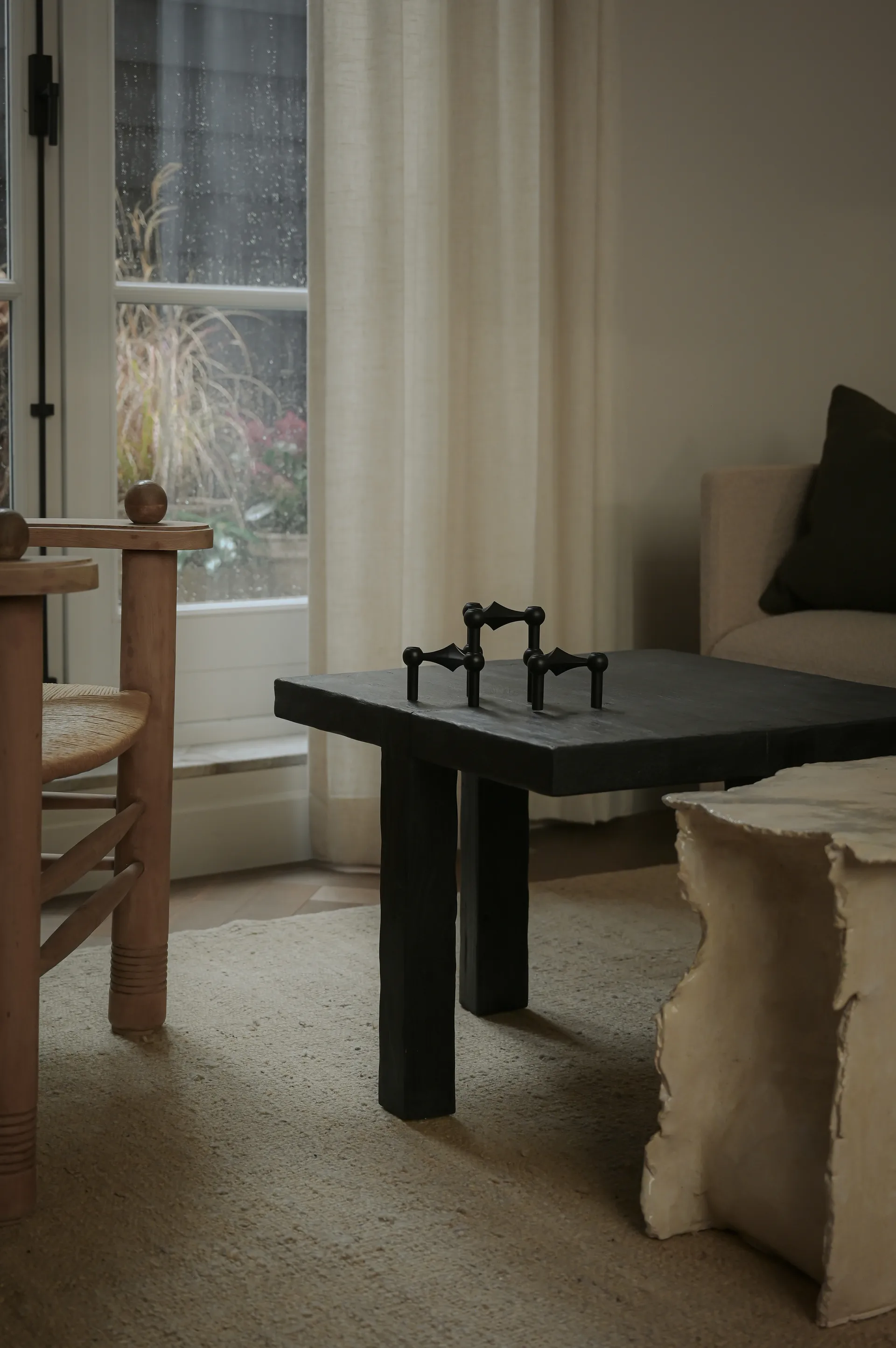 STOFF Nagel ljusstake 3-pack, svart STOFF Nagel