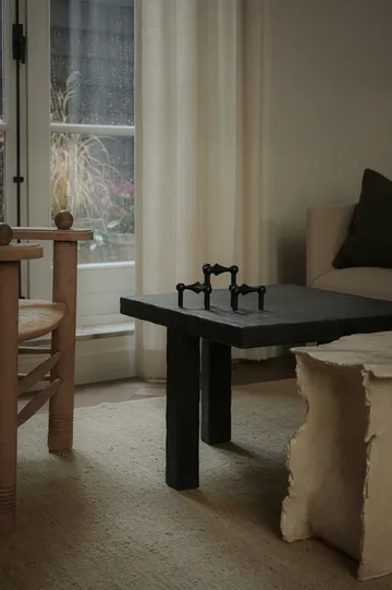 STOFF Nagel ljusstake 3-pack - svart - STOFF Nagel