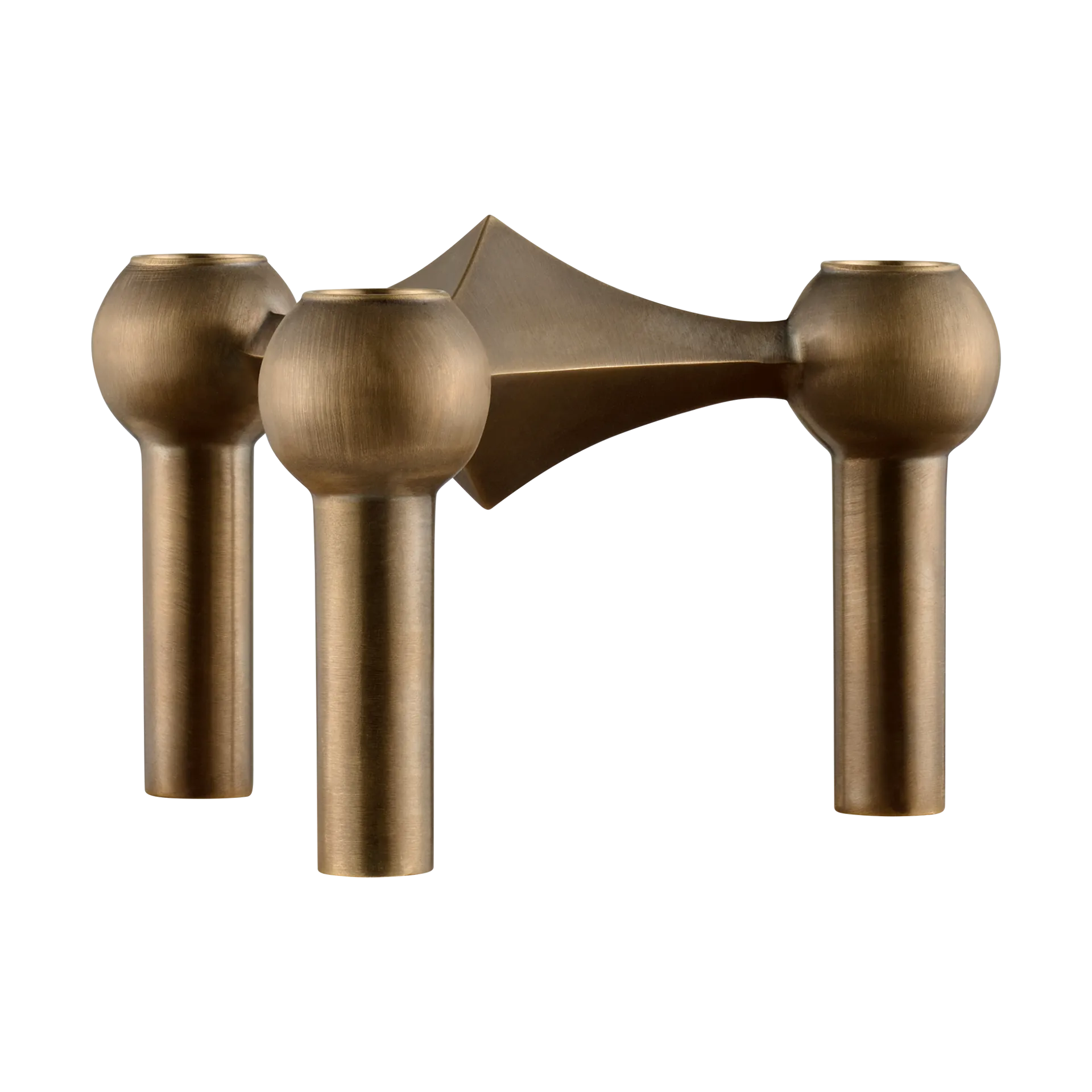 STOFF Nagel ljusstake, Bronzed brass STOFF Nagel