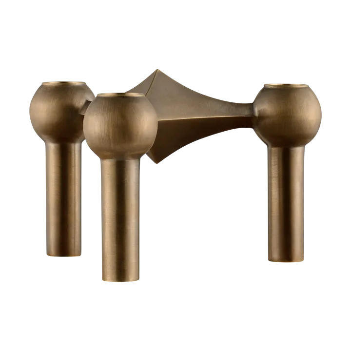 STOFF Nagel ljusstake - Bronzed brass - STOFF Nagel