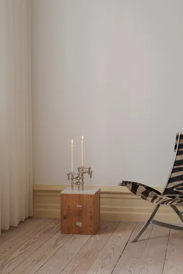 STOFF Nagel ljusstake - krom - STOFF Nagel