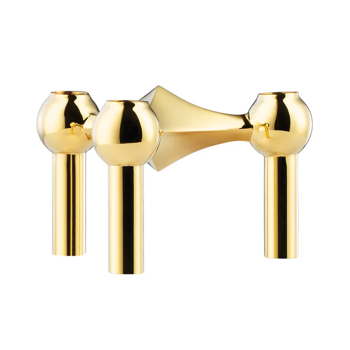 STOFF Nagel ljusstake - mässing - STOFF Nagel