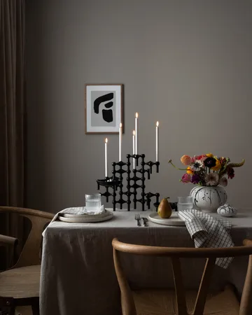 STOFF Nagel ljusstake - matt svart - STOFF Nagel