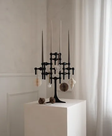 STOFF Nagel ljusstake - matt svart - STOFF Nagel
