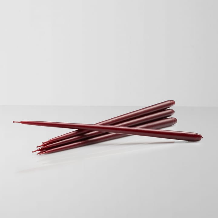 STOFF antikljus by ester & erik 6-pack - Burgundy red - STOFF