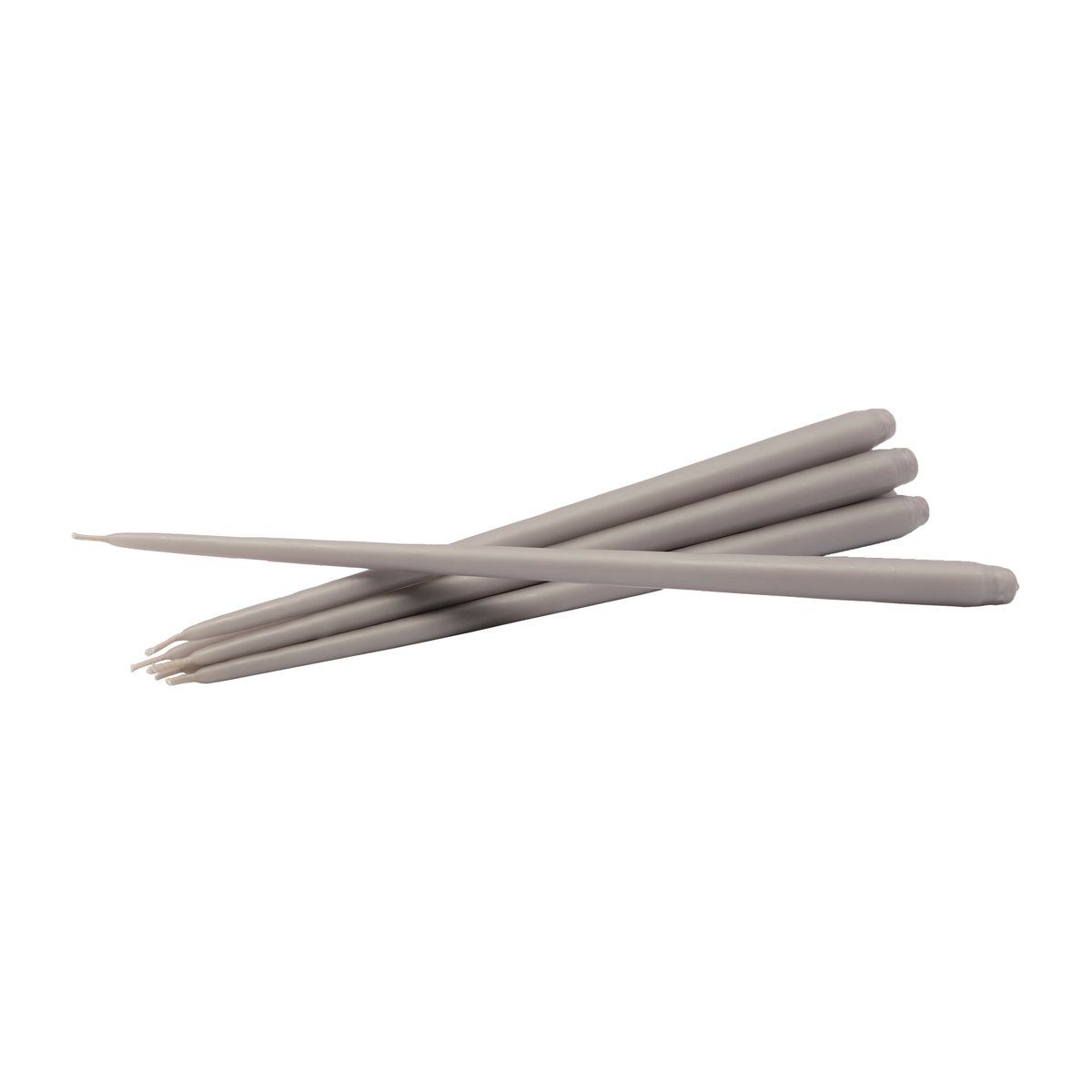 STOFF antikljus by ester & erik 6-pack Warm grey | Skandinavisk Design | Ljus | Grå