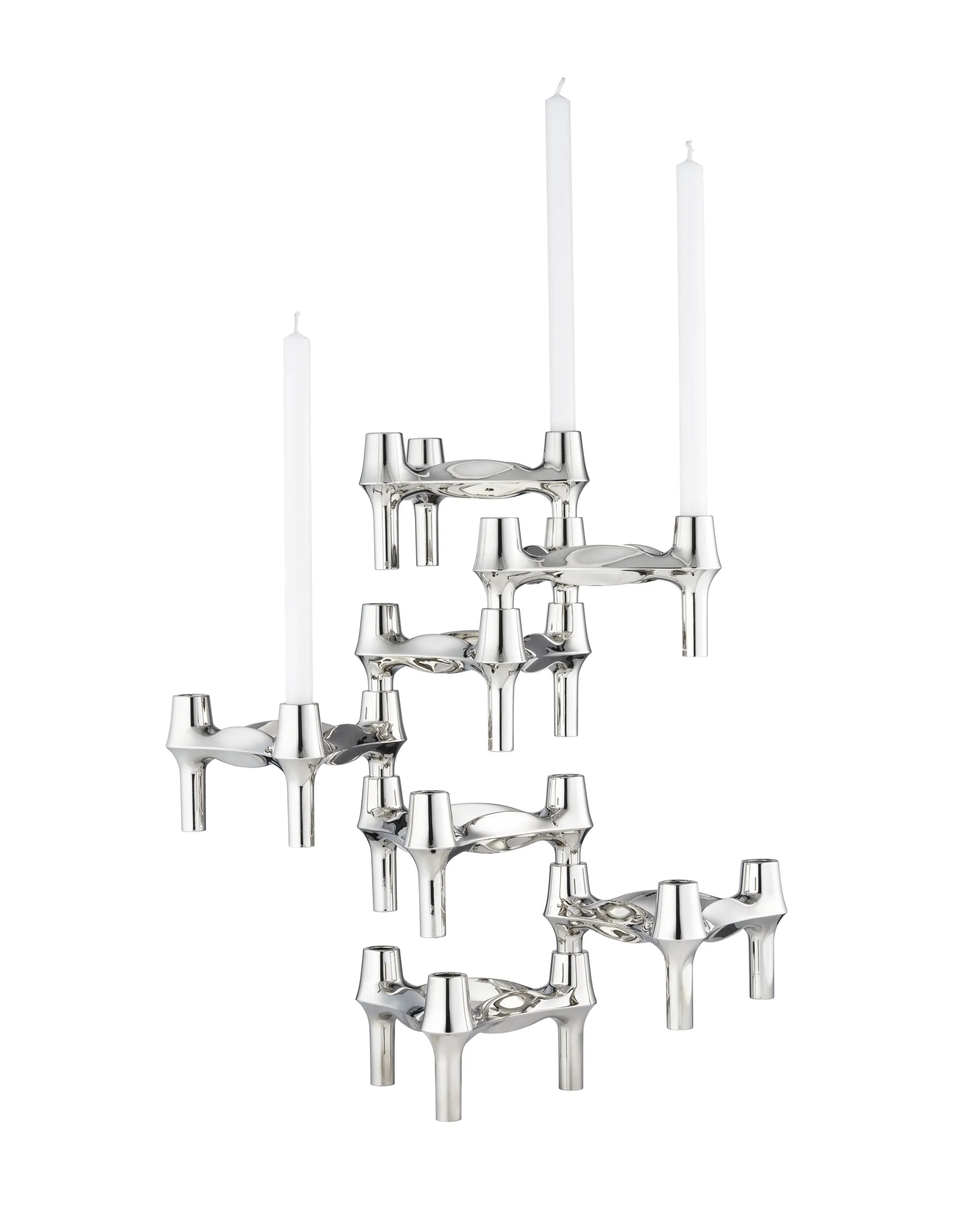 STOFF Nagel BMF ljusstake, Krom STOFF