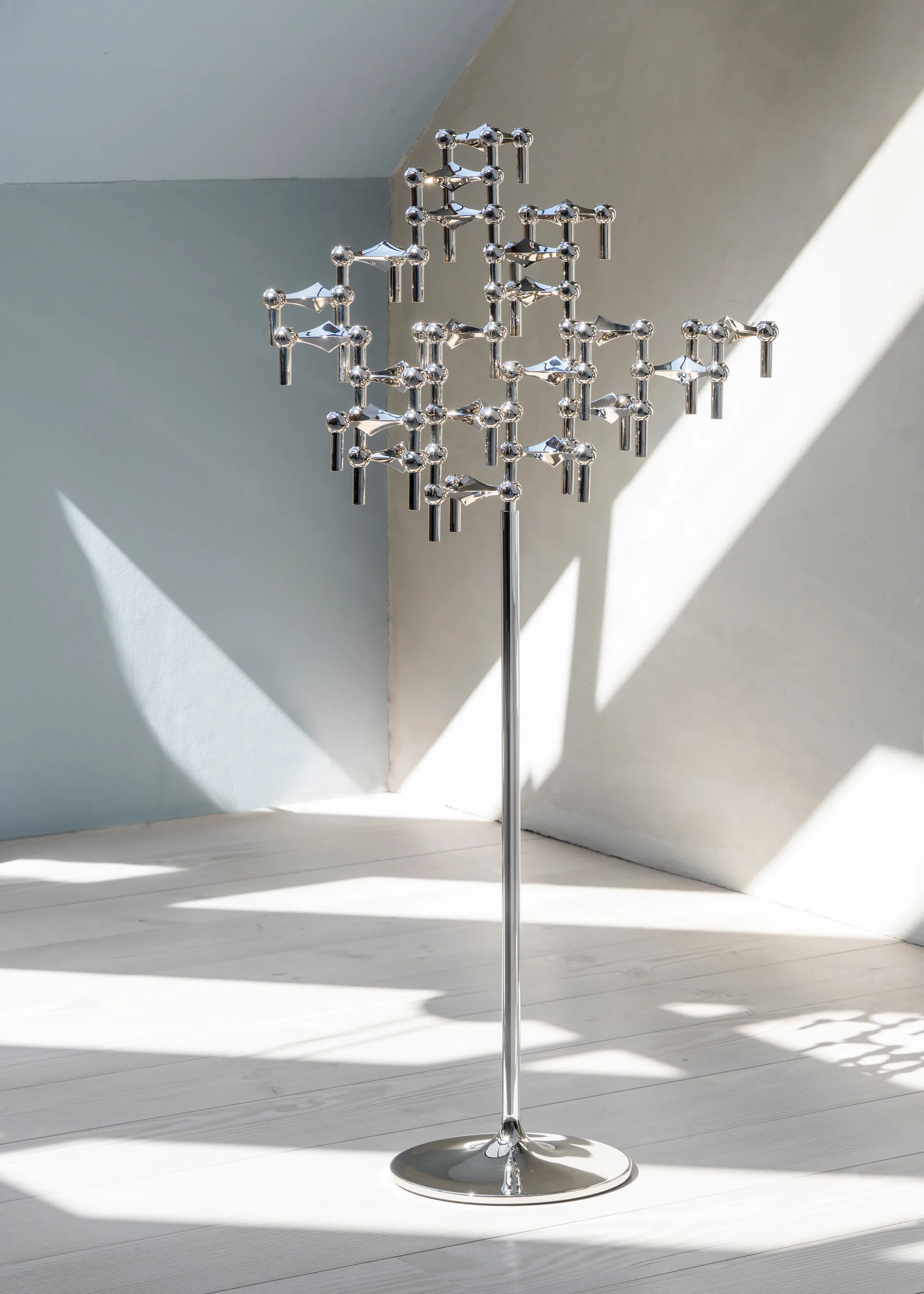 STOFF Nagel golvstativ 70 cm, Chrome STOFF