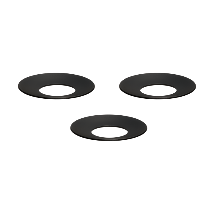 STOFF Nagel ljusmanschett 3-pack - Svart - STOFF