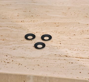 STOFF Nagel ljusmanschett 3-pack - Svart - STOFF