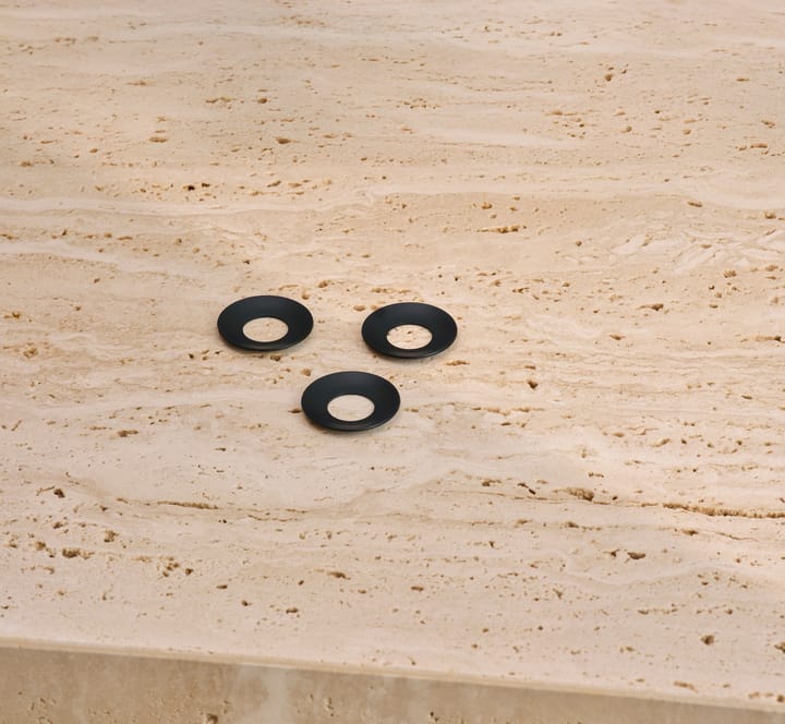 STOFF Nagel ljusmanschett 3-pack, Svart STOFF