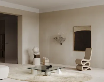 STOFF Nagel ljusstake 2 delar - Krom - STOFF