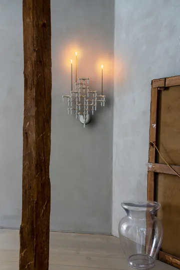 STOFF Nagel ljusstake 2 delar - Krom - STOFF