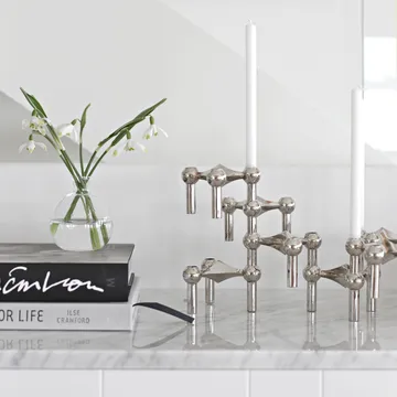 STOFF Nagel ljusstake 6-pack - Krom - undefined - STOFF