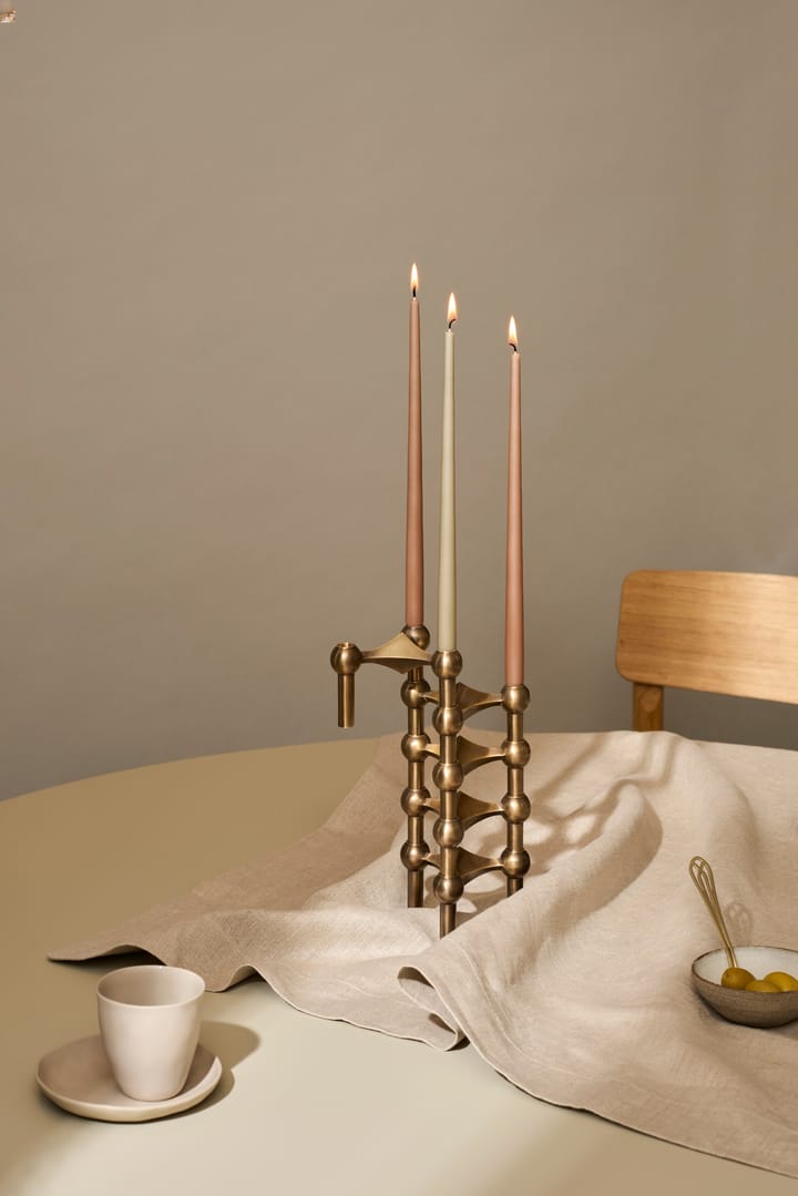 STOFF Nagel ljusstake, Bronzed brass STOFF