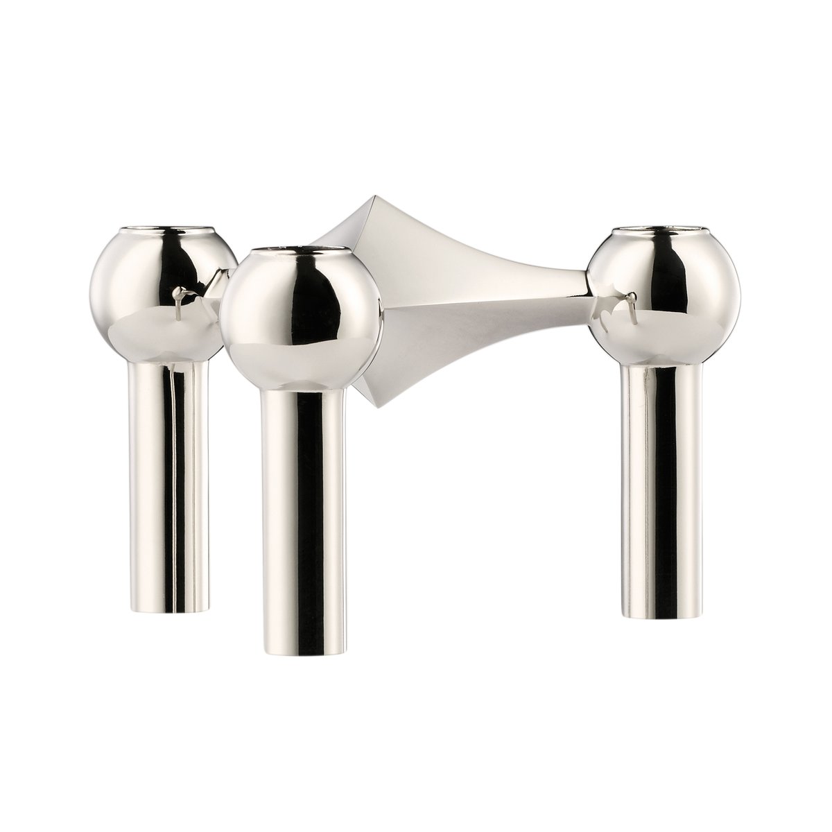 STOFF Nagel ljusstake krom | Skandinavisk Design | Ljusstakar | Silverfärgad
