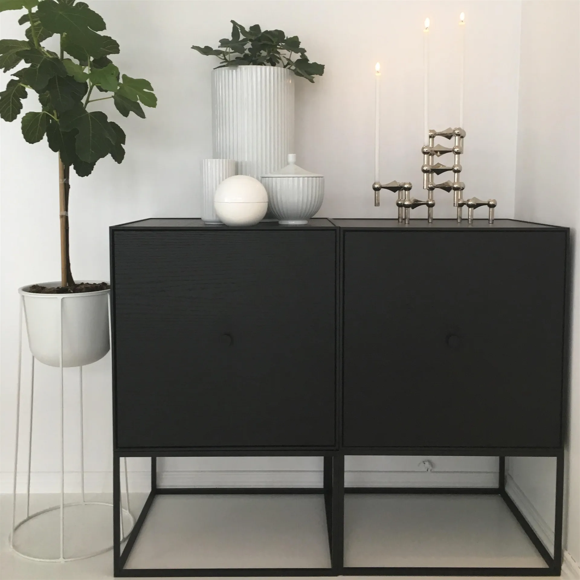 STOFF Nagel ljusstake, krom STOFF