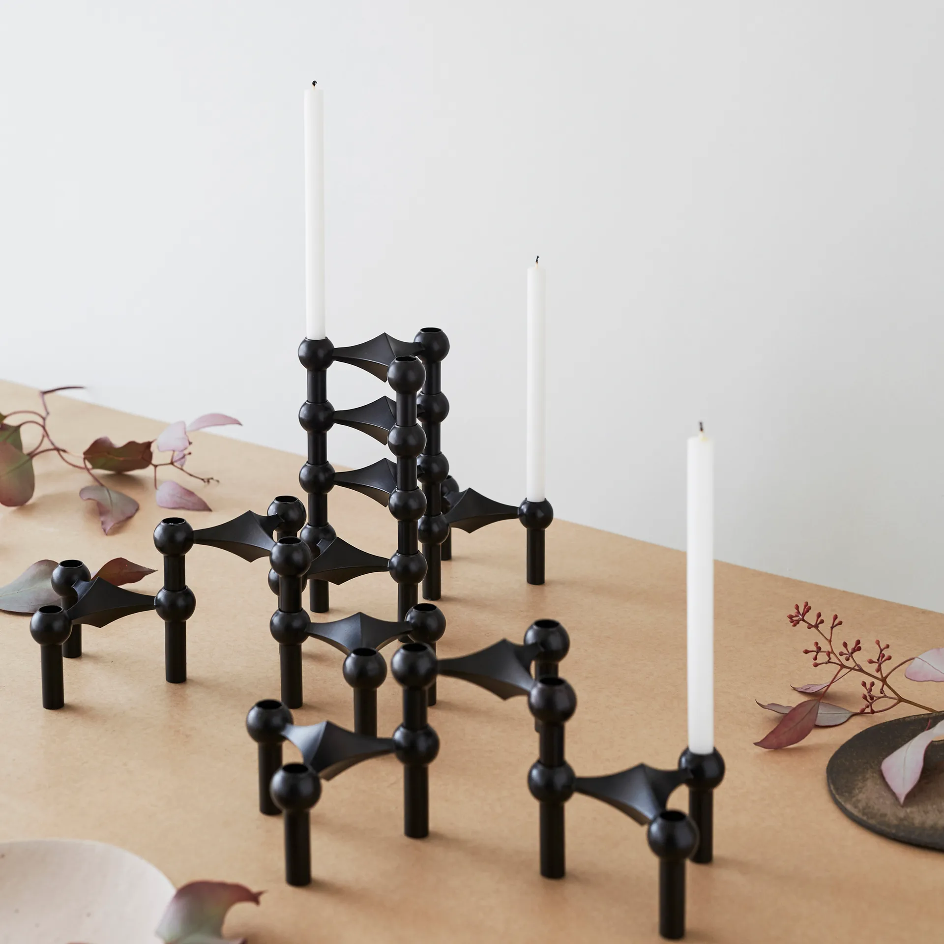 STOFF Nagel ljusstake, matt svart STOFF